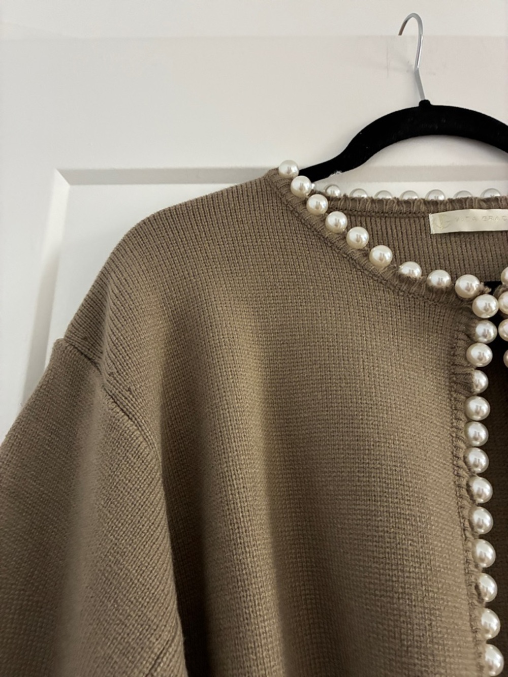 VITA GRACE PEARL TRIMMED SWEATER - Picture 4 of 6
